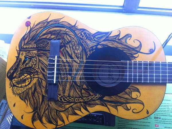 draw on acoustic guitar