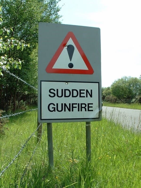 fail signs - Sudden Gunfire