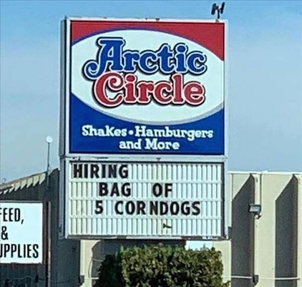 signage - My Arctic Gurde Shakes. Hamburgers and More Hiring Min Bagi | Of 115 Cor Ndogs Eed, & Upplies