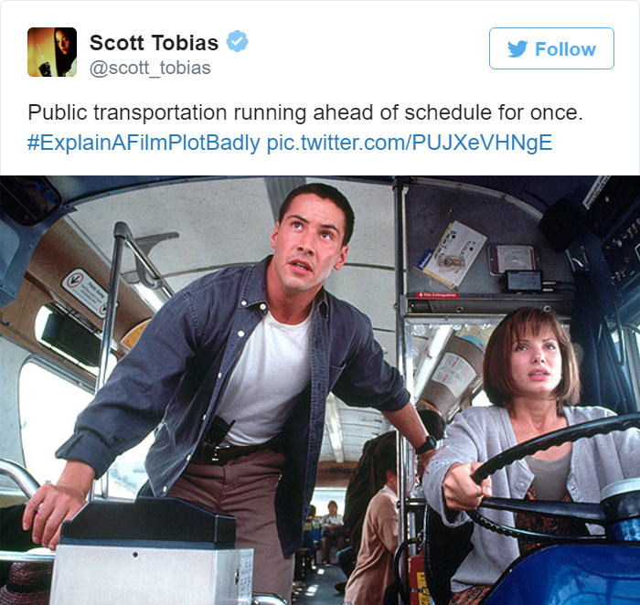 keanu reeves speed meme - Scott Tobias Public transportation running ahead of schedule for once. pic.twitter.comPUJXeVHNgE Stic