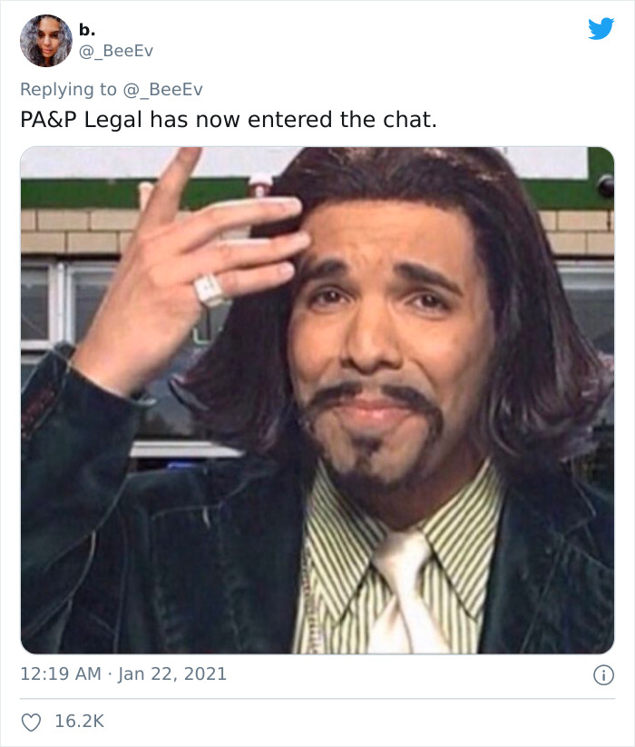 drake katt williams - b. Pa&P Legal has now entered the chat.