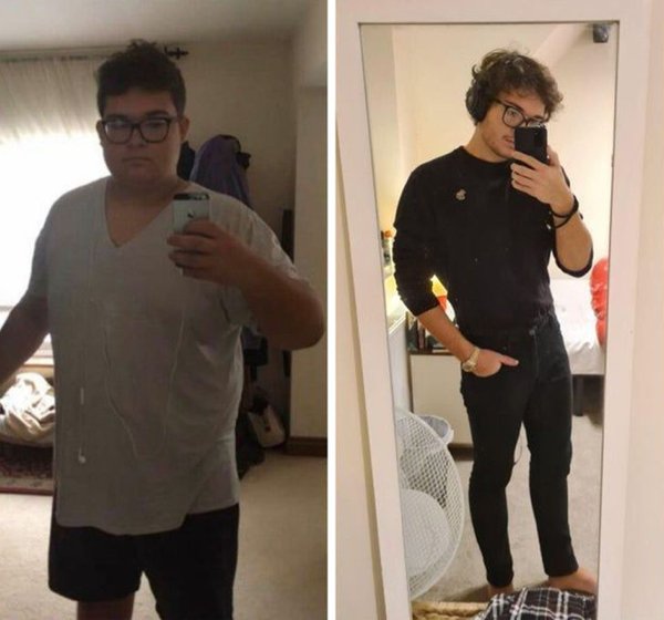 “2 years on. Now to try and not gain it back over the holidays. Really proud so far.”
