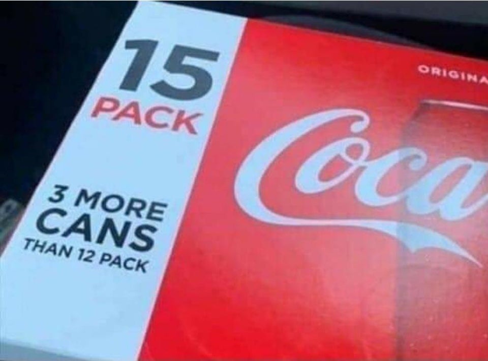 coca cola - 15 Origina Pack Coca 3 More Cans Than 12 Pack