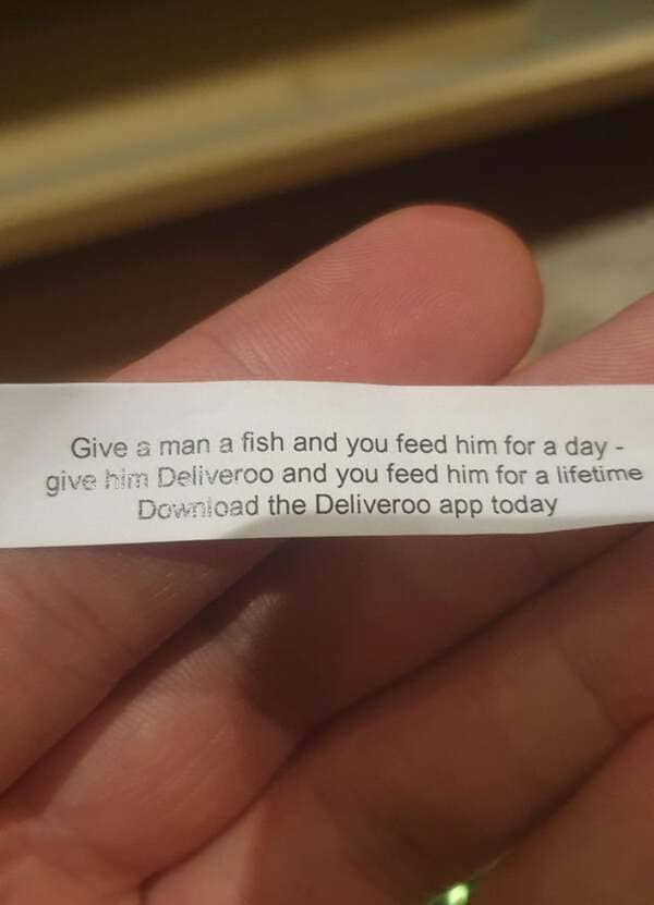 Ads on your fortune.