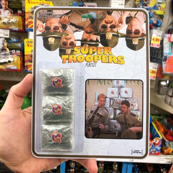 funny memes - toy - Super Troopers Playset