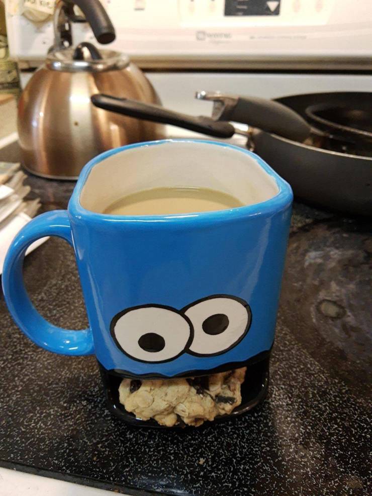 cool pics - cookie monster coffee mug