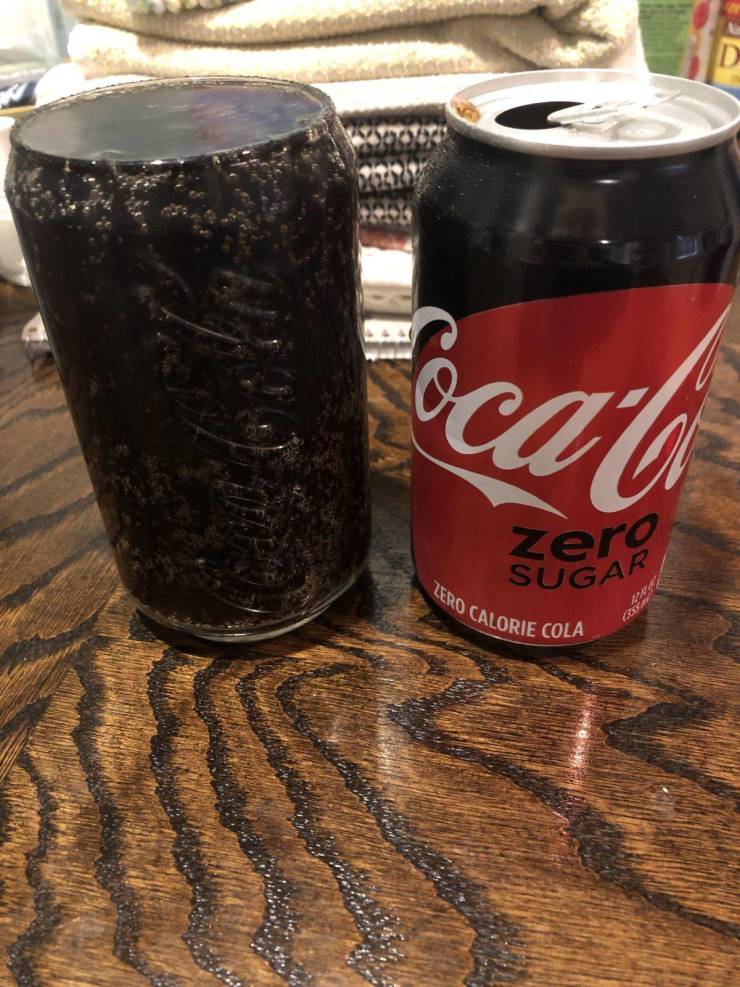 cool pics - coca-cola can shaped glass