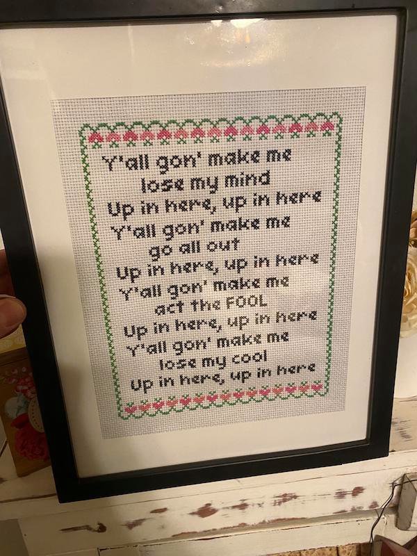nostalgic pics - Up in here up in here needle point rap lyrics