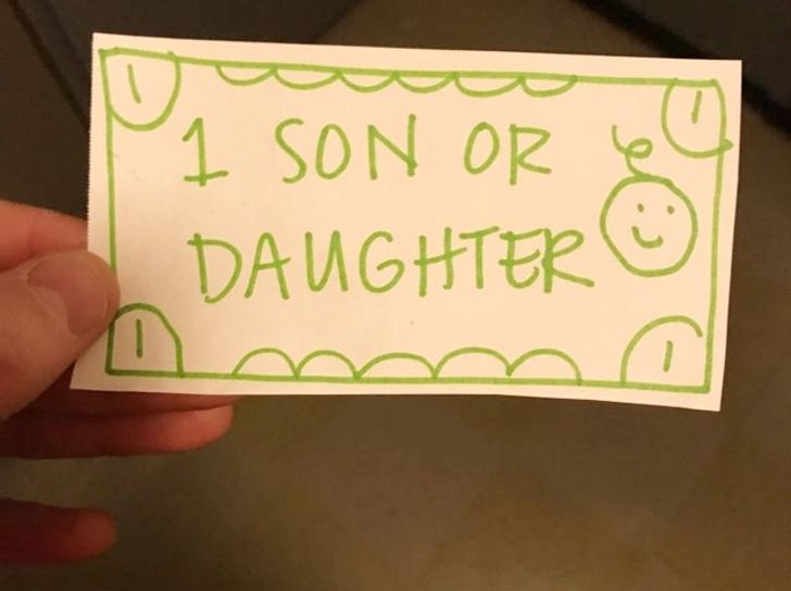funny relationship pics - coupon for one son or daughter