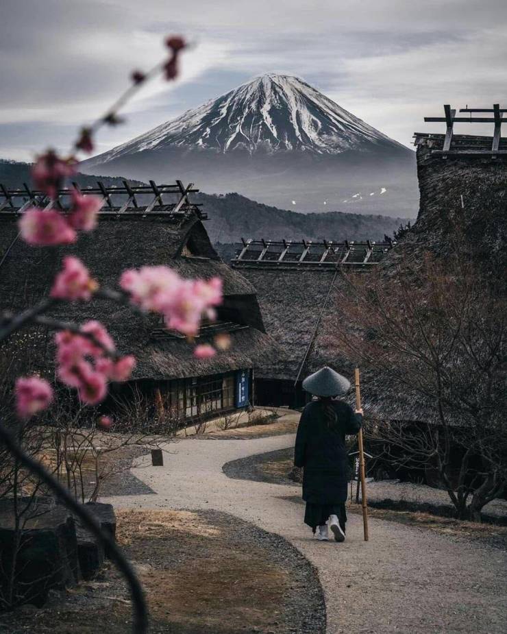 amazing photos - ghost of tsushima mount fuji