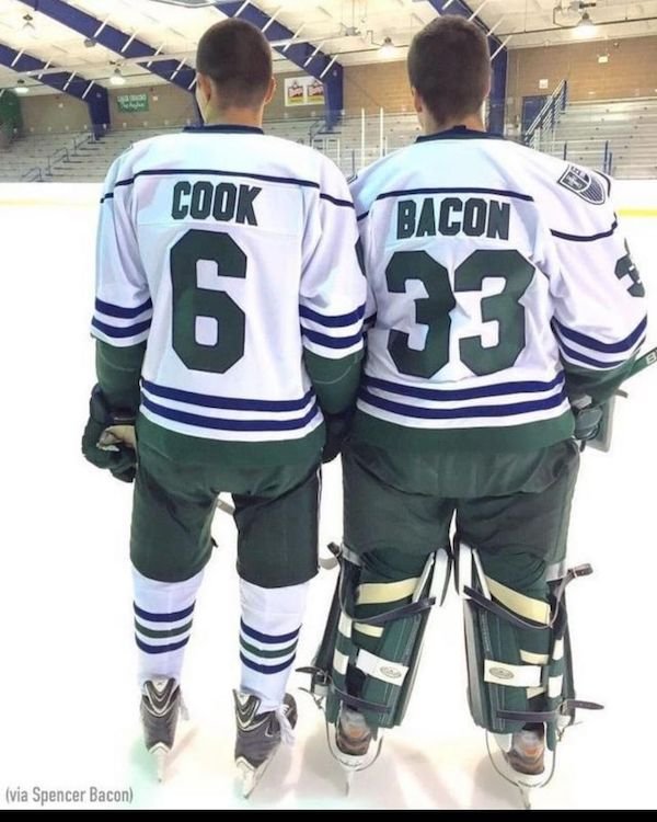 funny pics - hockey jerseys Cook Bacon