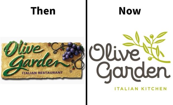 olive garden - Then Now Olie Garden Olive Garden Italian Restaurant Italian Kitchen