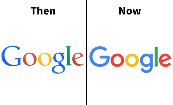 diagram - Then Now Google Google