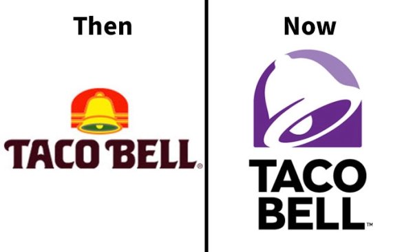 taco bell - Then Now ce Taco Bell Taco Bell Tm