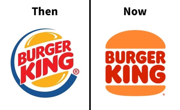 burger king - Then Now Burger King Burger King
