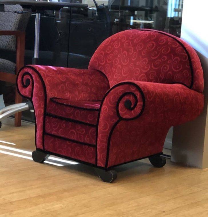 “My orthodontist’s office has the Blue’s Clues chair.”