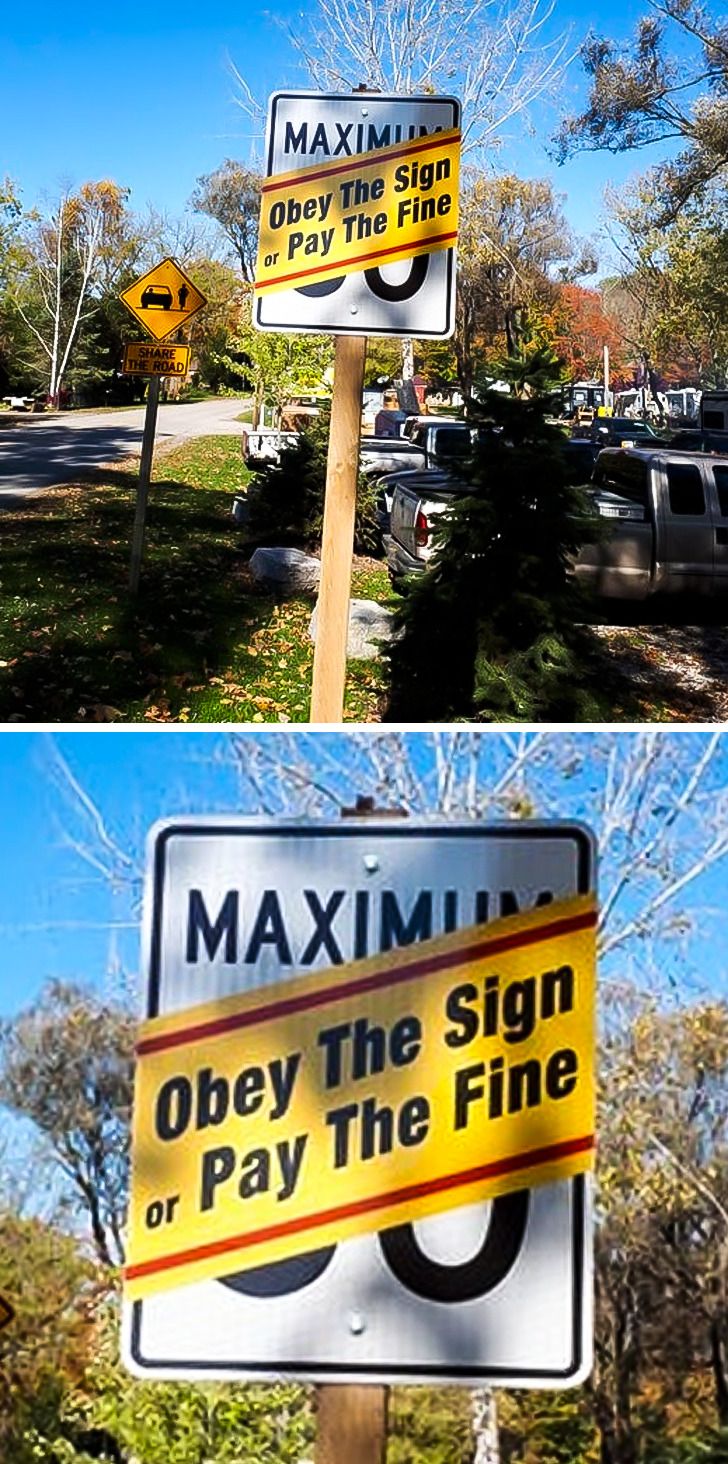street sign - Maximid Obey The Sign Pay The Fine or Maximid Obey The Sign Pay The Fine or