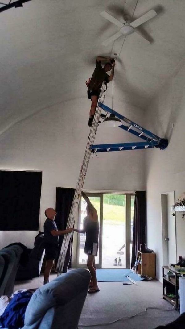 unsafe ladder safety - Atv