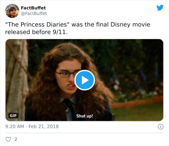 princess diaries shut up gif - FactBuffet "The Princess Diaries" was the final Disney movie released before 911. Gif Shut up! 2