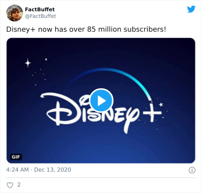 disney store - FactBuffet Disney now has over 85 million subscribers! Disney Gif 2