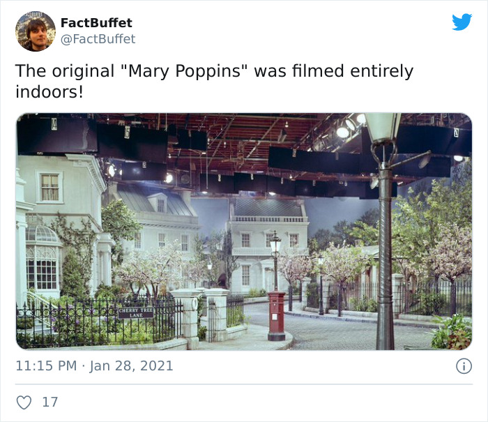 urban design - FactBuffet The original "Mary Poppins" was filmed entirely indoors! Cherry Tree Lane 17