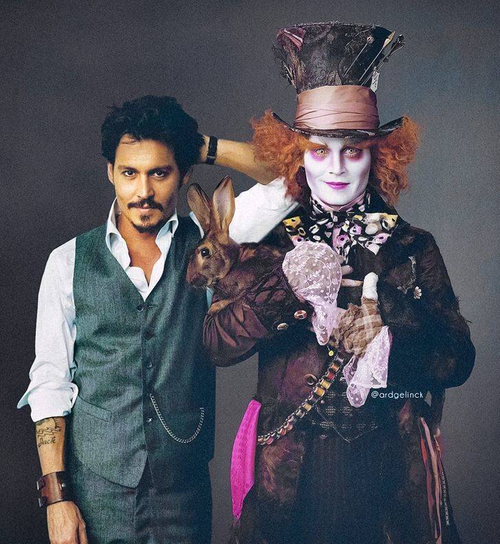 Johnny Depp and the Hatter