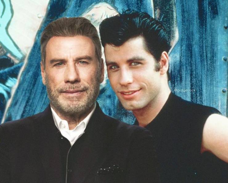 John Travolta and Danny Zuko