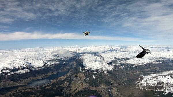 I was out skydiving and…my keys!