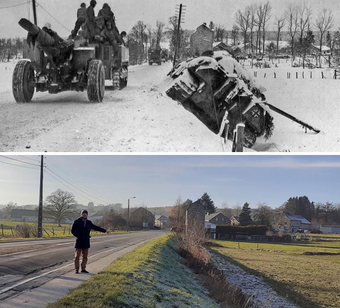 Standing In The Same Spot 76 Years Later