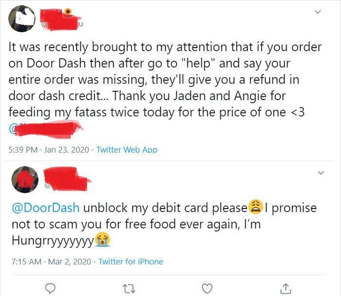 people celebrating too early - document - ru It was recently brought to my attention that if you order on Door Dash then after go to "help" and say your entire order was missing, they'll give you a refund in door dash credit... Thank you Jaden and Angie f