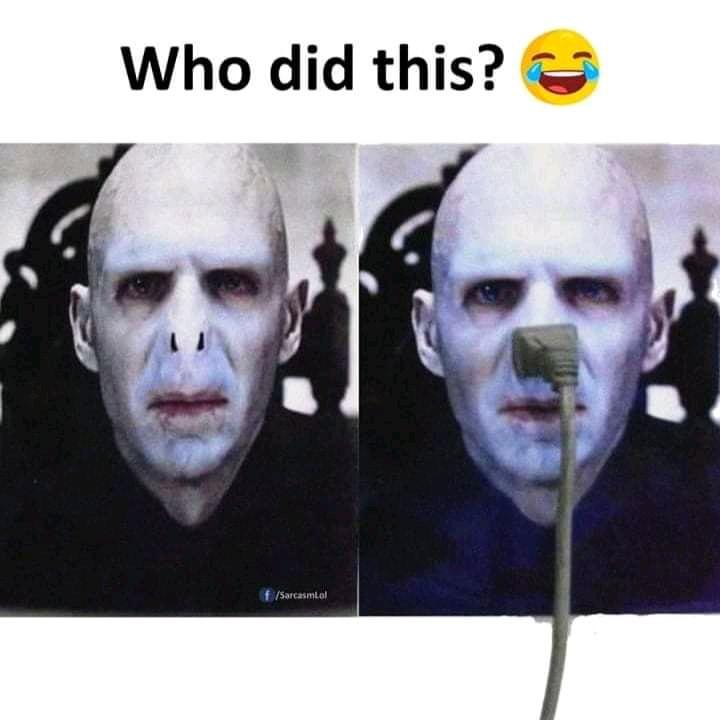 voldemort outlet cover - Who did this? Sarcasmtal