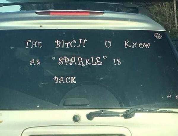 windshield - Know The Bitch U As Sparkle 18 Back