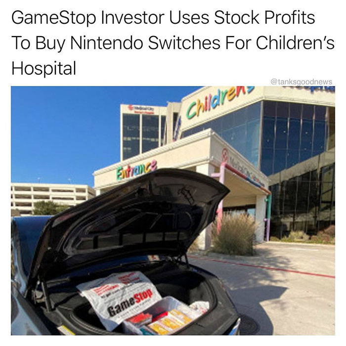 GameStop - GameStop Investor Uses Stock Profits To Buy Nintendo Switches For Children's Hospital Childrens Edrana GameStop