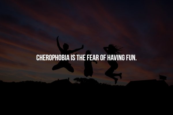 sky - Cherophobia Is The Fear Of Having Fun.