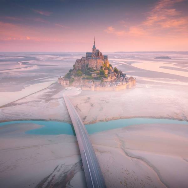 mont saint michel 4k