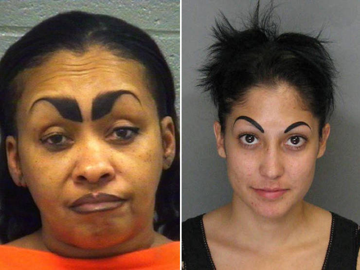 23 Mugshots With Insane Eyebrows.
