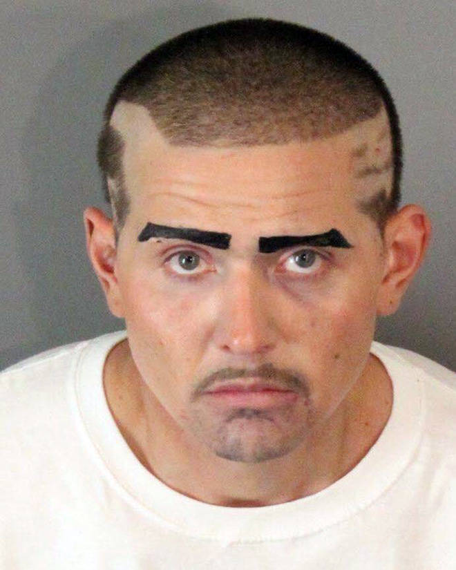 23 Mugshots With Insane Eyebrows.