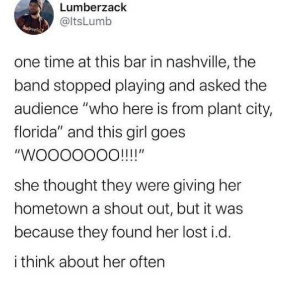 tom morello starbucks - Lumberzack one time at this bar in nashville, the band stopped playing and asked the audience "who here is from plant city, florida" and this girl goes "WOO00000!!!!" she thought they were giving her hometown a shout out, but it wa