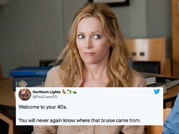 leslie mann scene - Northern Lights Welcome to your 40s. You will never again know where that bruise came from.