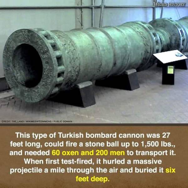 cool pics - turkish bombard cannon