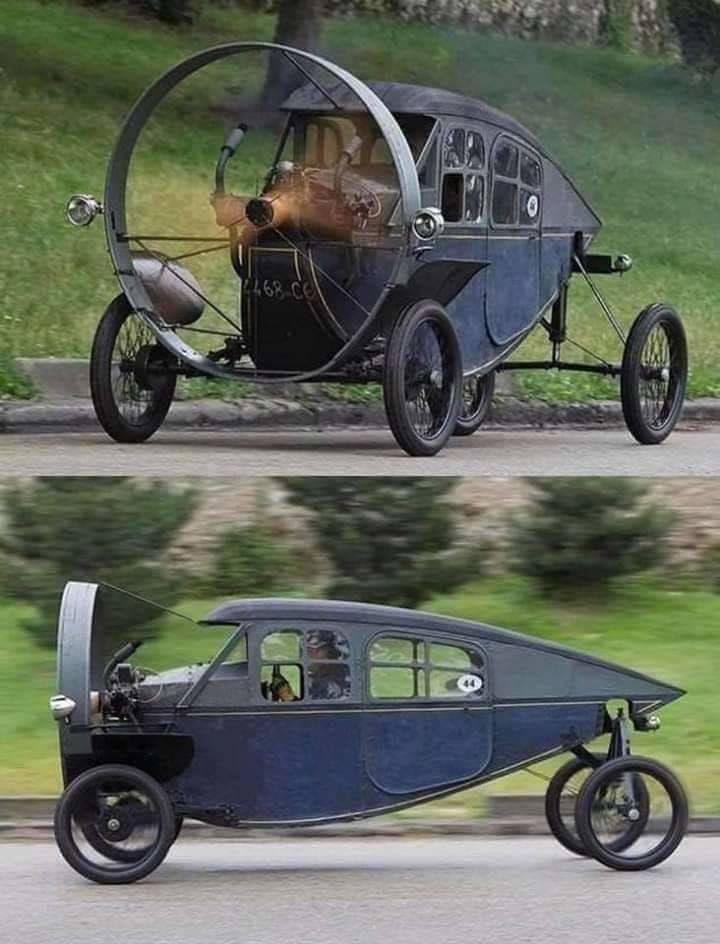cool pics - early french car plane invention