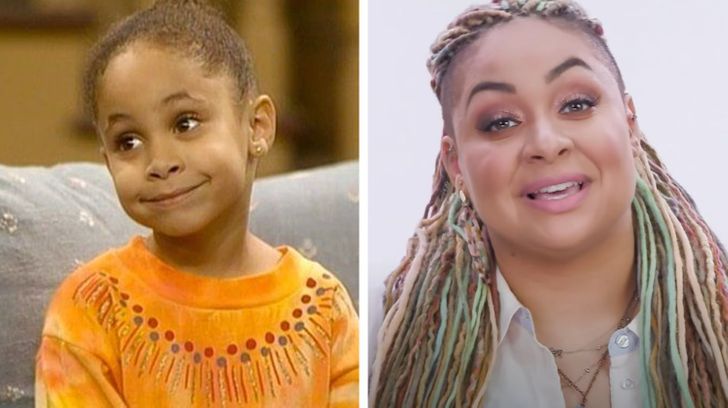 child celebrities then vs now - Raven-Symoné