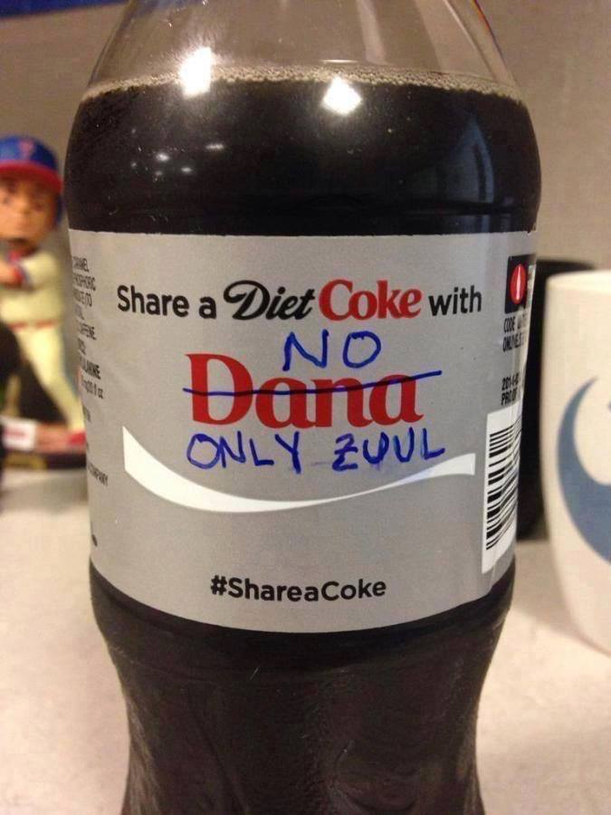 there is no dana only zuul coke - Area a Diet Coke with No ma Only Zuul Coke