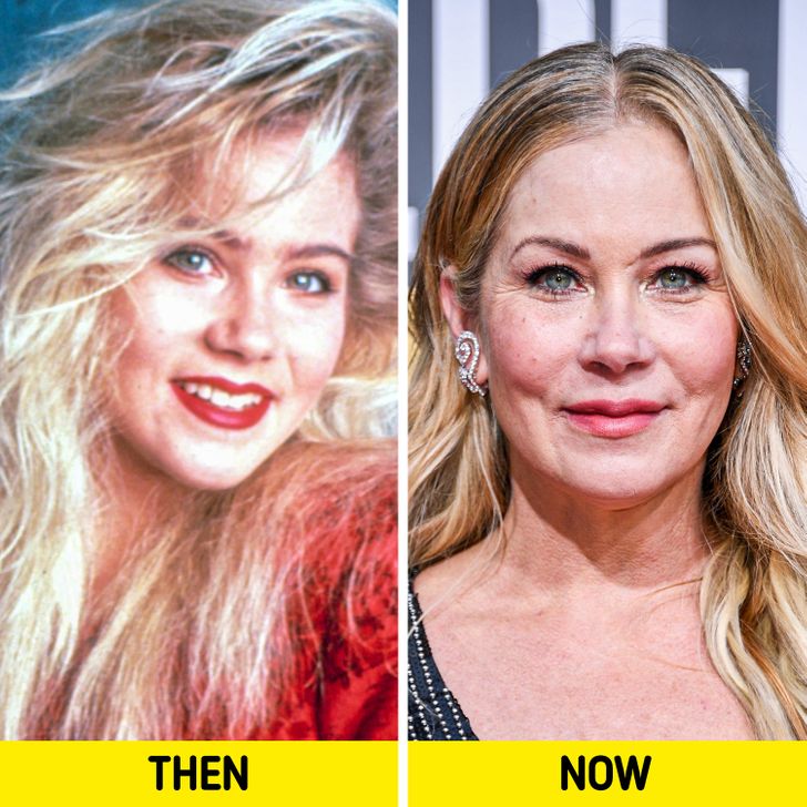 Christina Applegate - Then Now