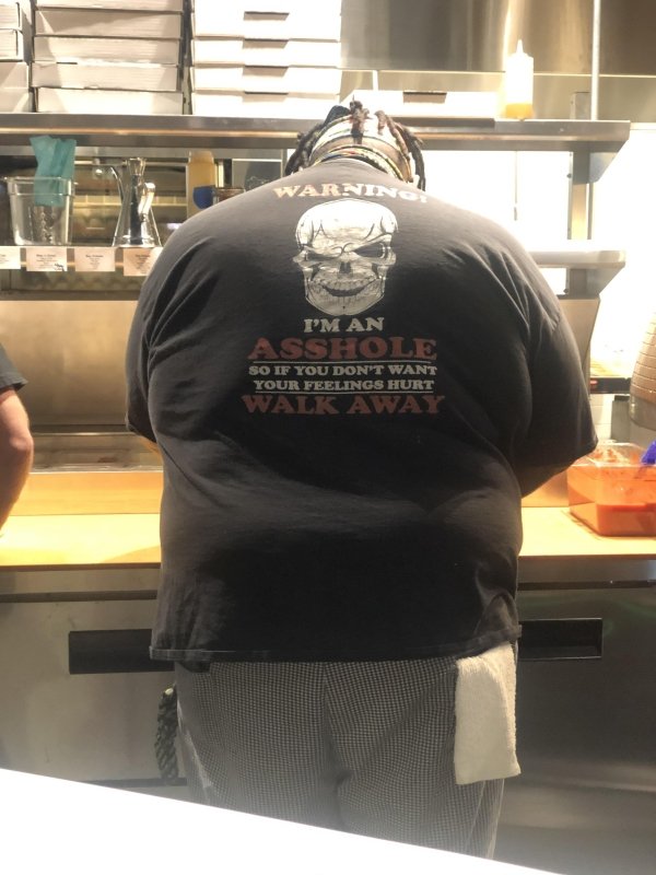 t shirt - Warning! I'M An Asshole So If You Don'T Want Your Feelings Hurt Walk Away