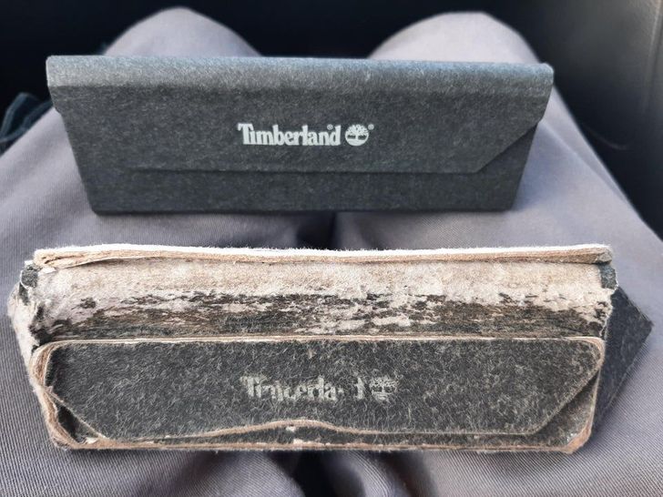 “I carried this glasses case in my pocket every day for a year or so.”