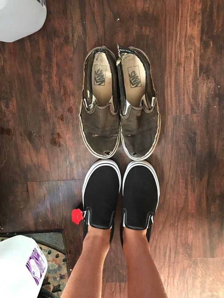 “New shoes vs Old ones”