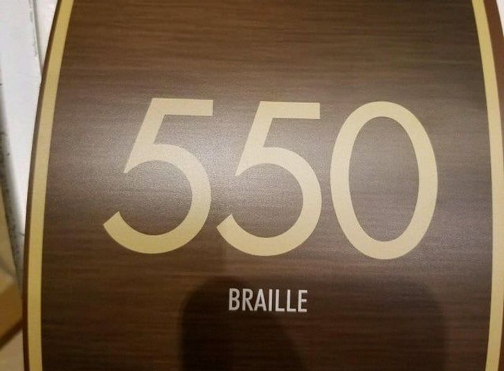 floor - 550 Braille