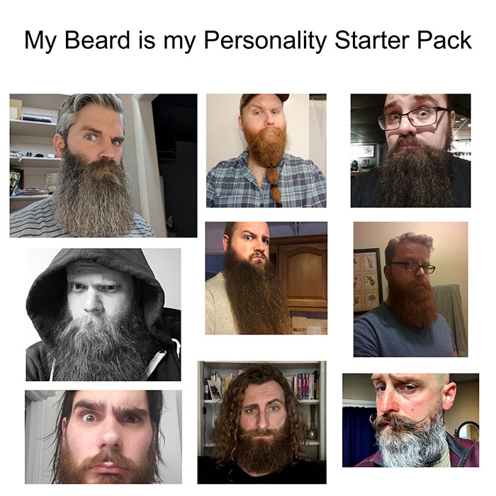 insurrectionist starter pack - My Beard is my Personality Starter Pack