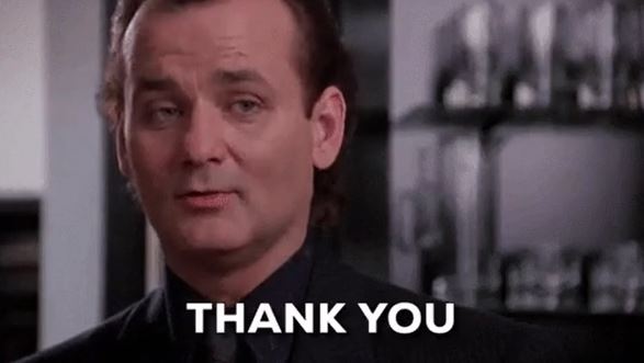 gif of humble thank you - Thank You